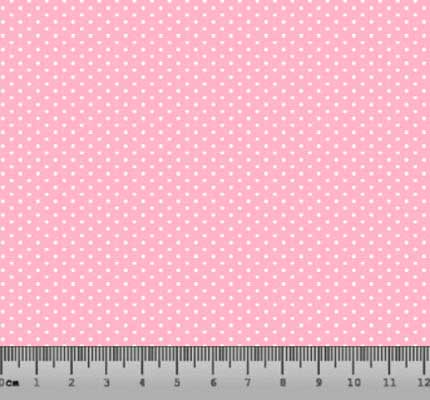Bolinha Micro Des 1002-205 - Rosa BB com Branco