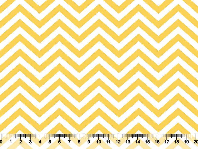 Chevron Des. 2745 Var 11 - Amarelo com Branco