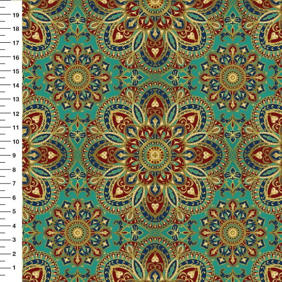 Mandalas Fundo Verde Des 9100E888