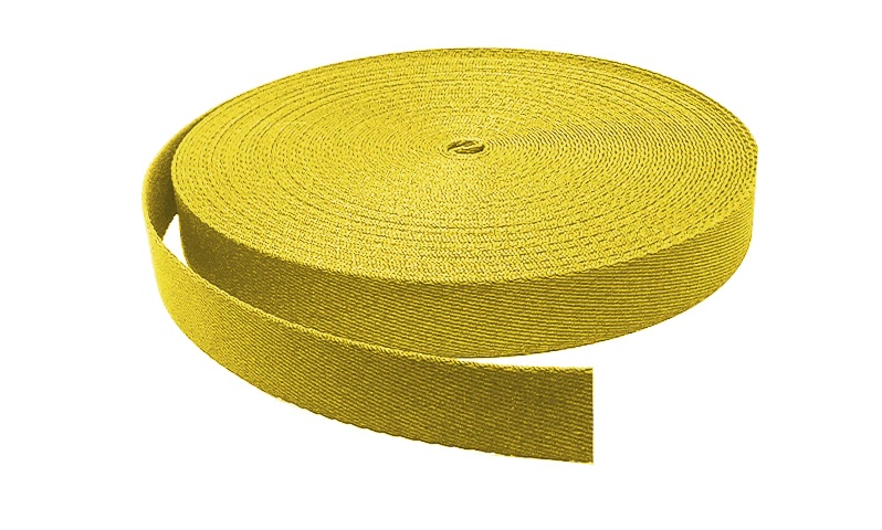 Alça Chic para Bolsa de Poliéster Amarelo Girassol - 3,0 CM