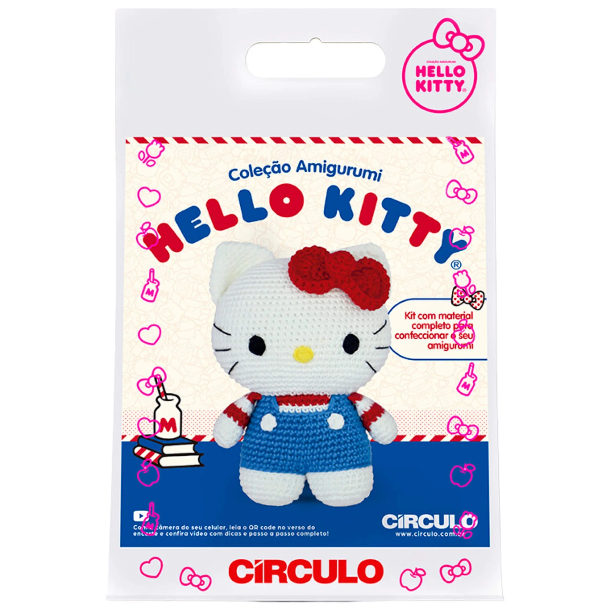 Kit Amigurumi - Coleção Hello Kitty - Blusa Listrada - 476099.003