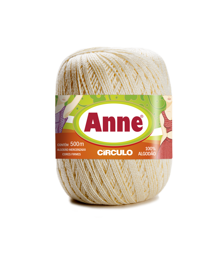Linha Anne 500 Circulo Cor 1074 - CREME