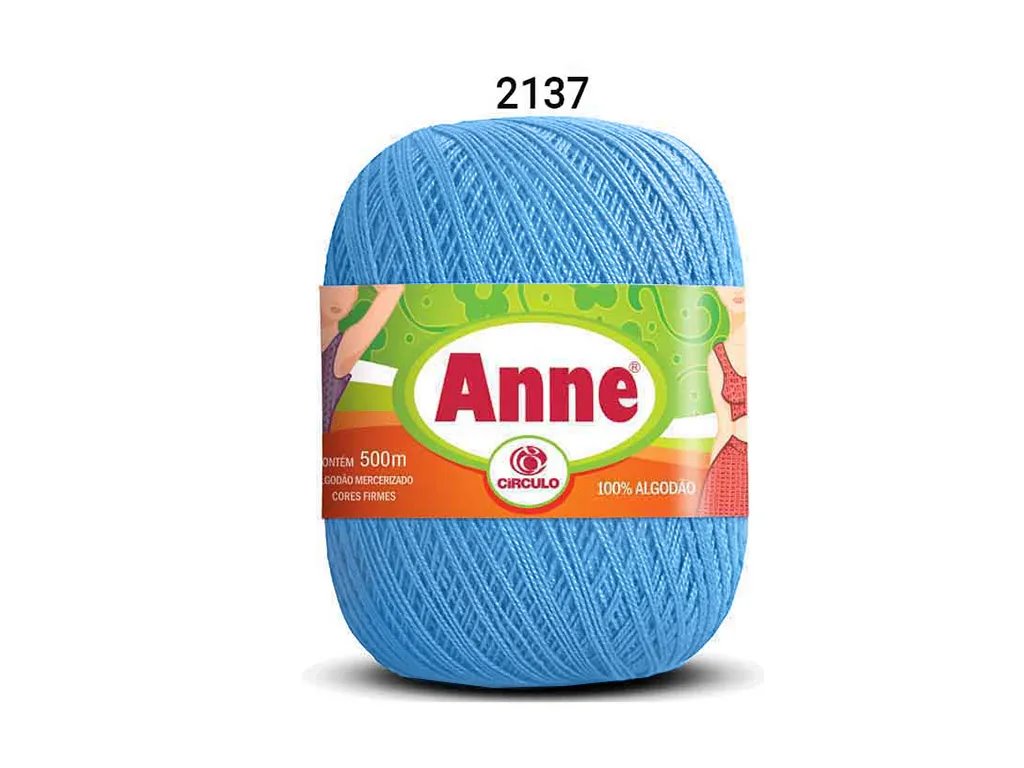 Linha Anne 500 Circulo Cor 2137 - Hortência
