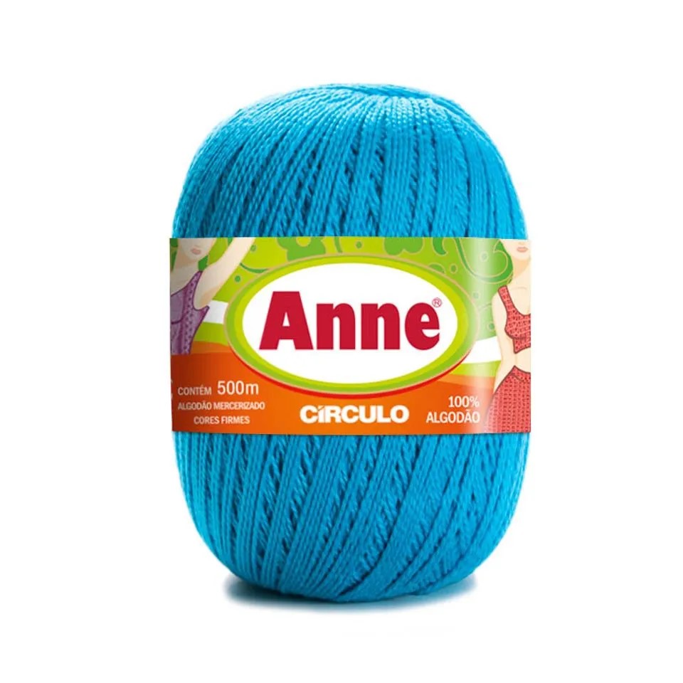 Linha Anne 500 Circulo Cor 2194 - Turquesa