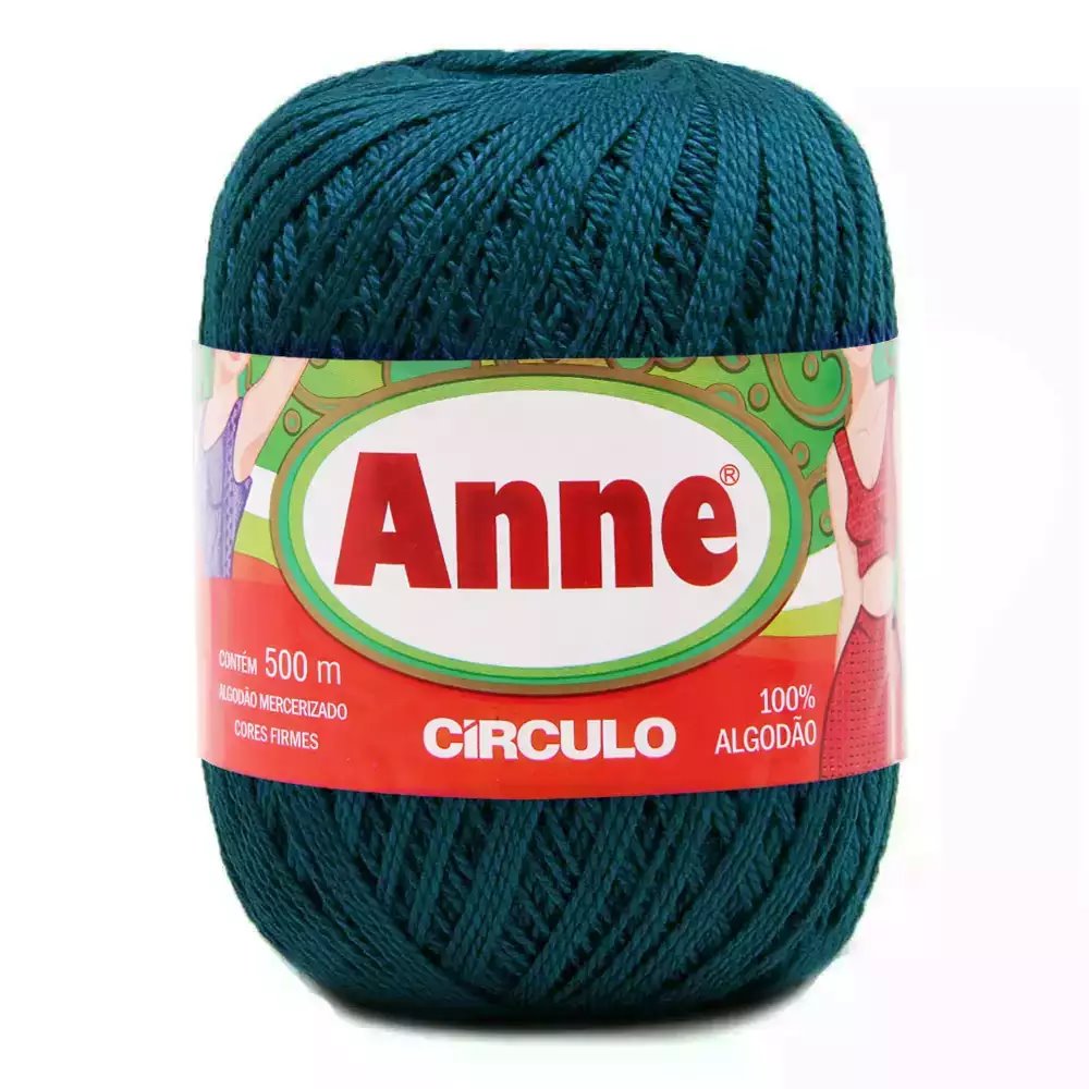 Linha Anne 500 Circulo Cor 5073 - Petroleo