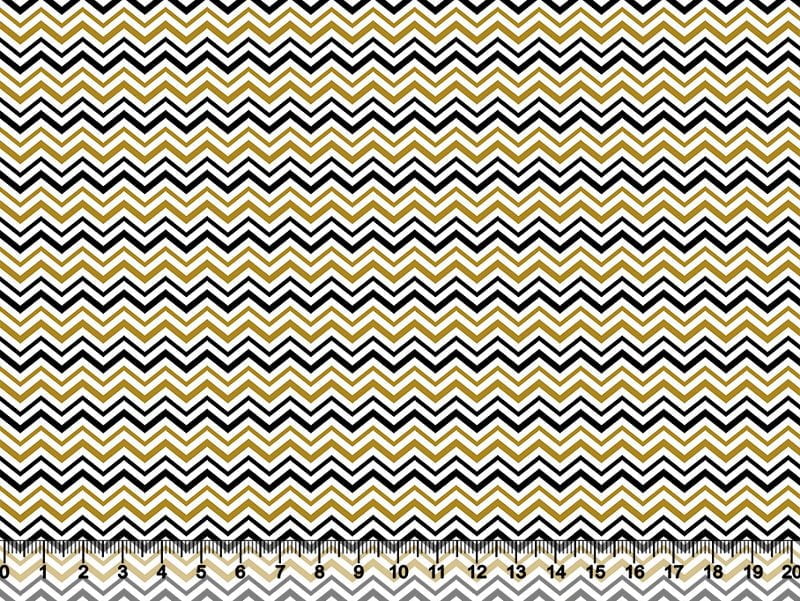 Chevron Des 5319 VAR1 - Pequeno com Dourado