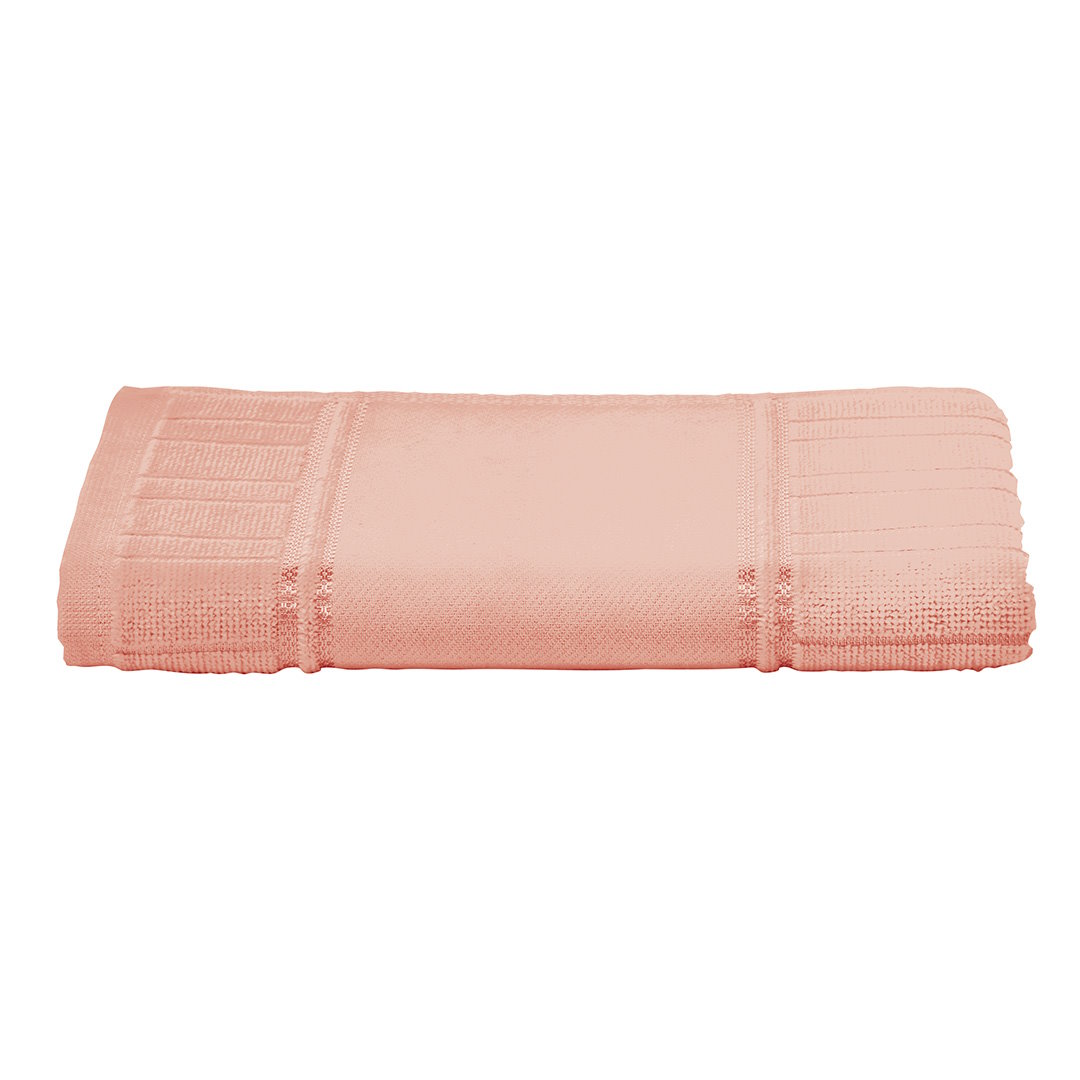 Toalhas Lavabo Dohler Velour Artesanalle - Cor Terracota