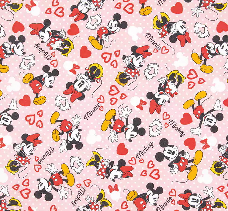 Mickey e Minnie Digital Fundo Rosa AM506111