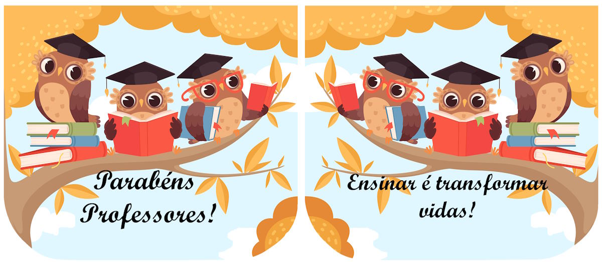 Necessarie Porta Moedas Dia dos Professores 3 Corujas - Sintetico Doll