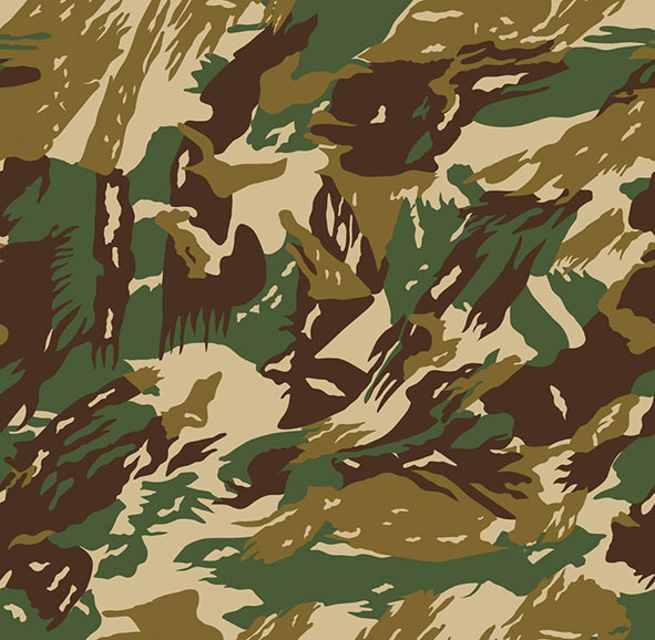 Camuflado Militar 2928tk Verde Marrom e Bege