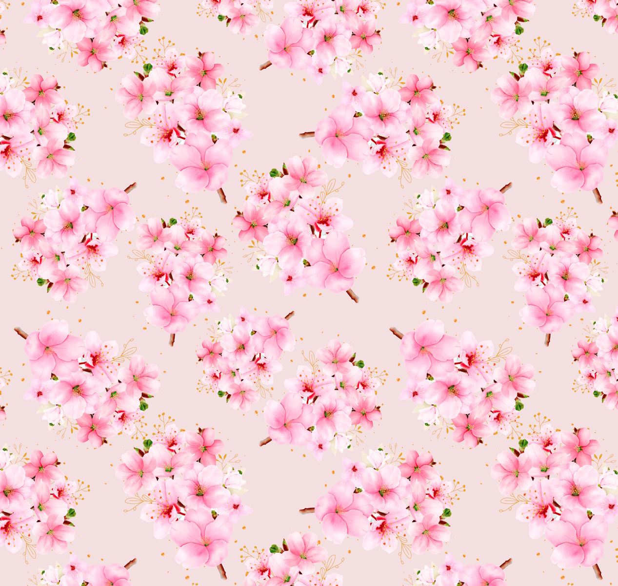 Cerejeira 1578S - Sintético Doll 50cm x 1,36mt