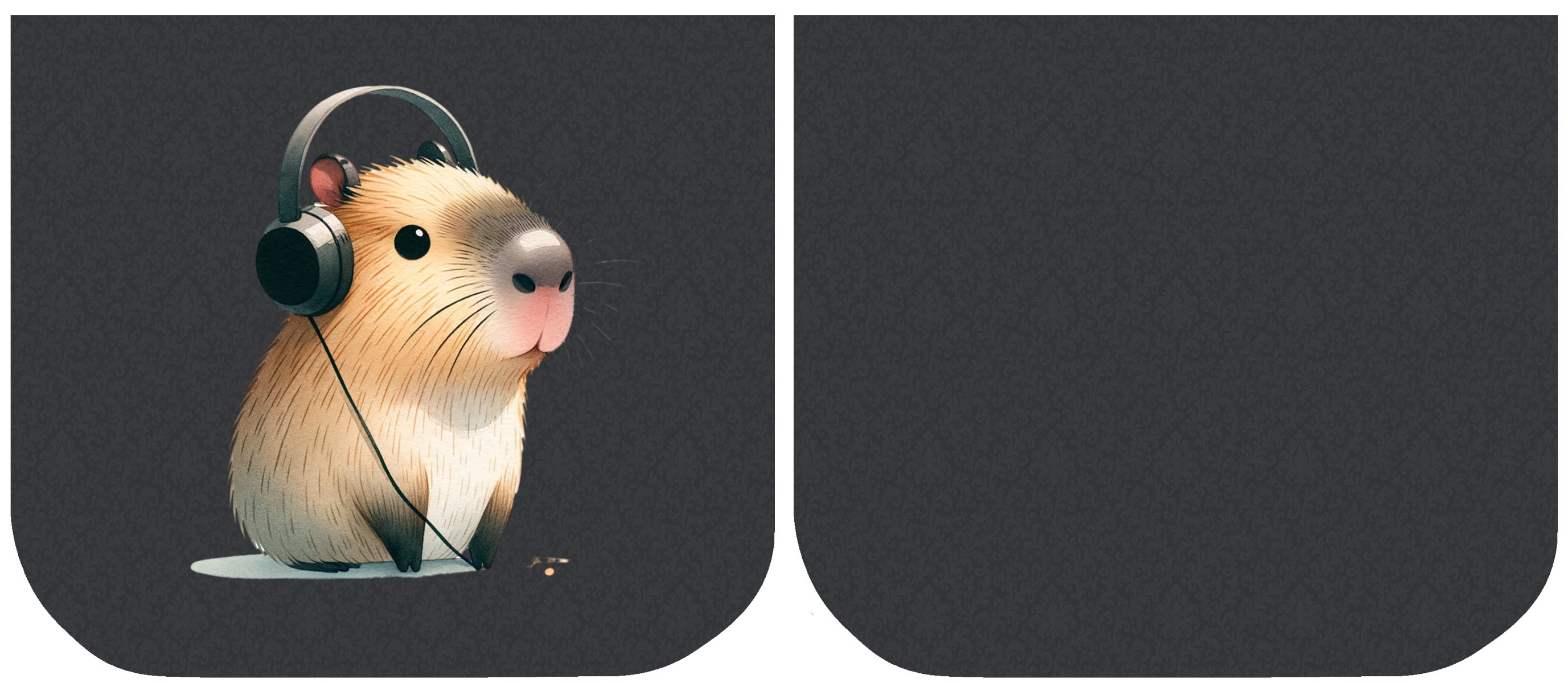 Necessarie Porta Moedas Capivara Fone de Ouvido - Sintético Doll