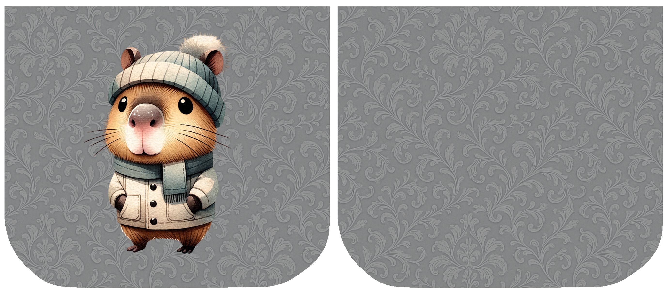 Necessarie Porta Moedas Capivara Inverno - Sintético Doll