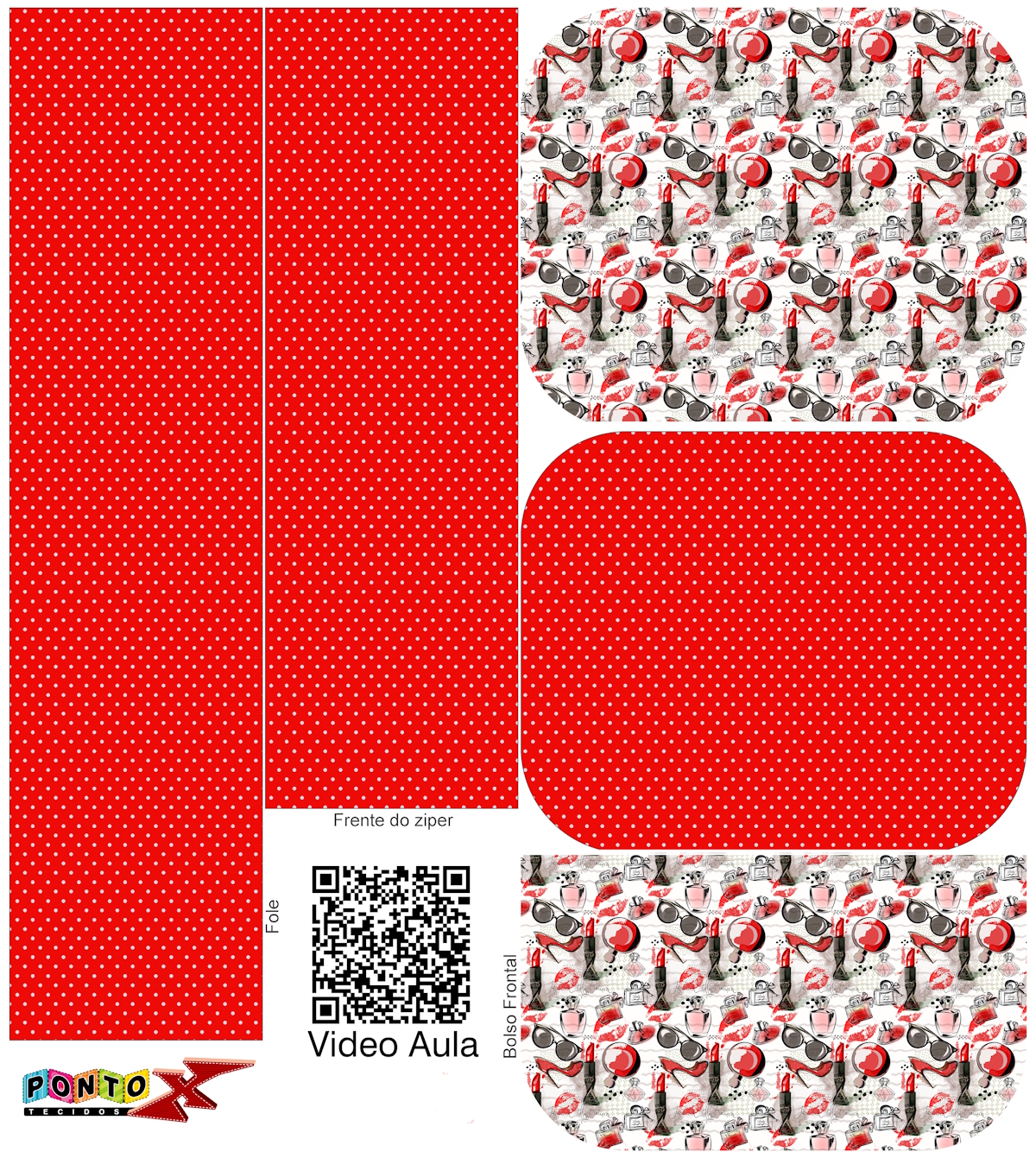 Painel Bolsa Baú Maquiagem