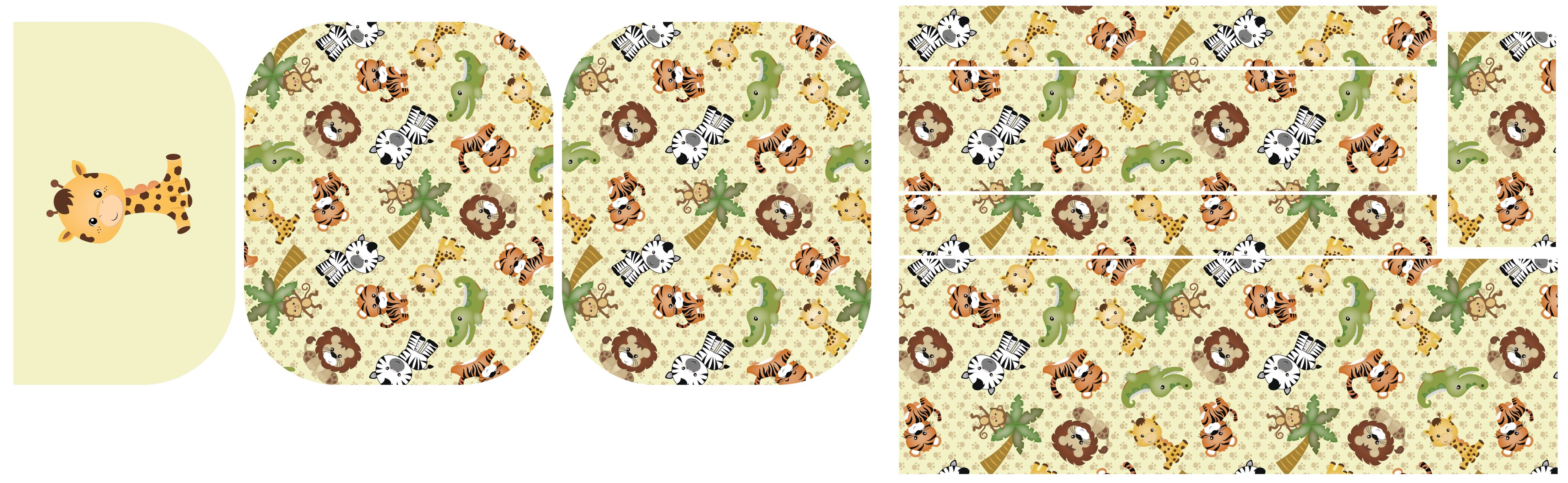 Painel Bolsa Safari Bege Ziper Duplo - Sintético Doll