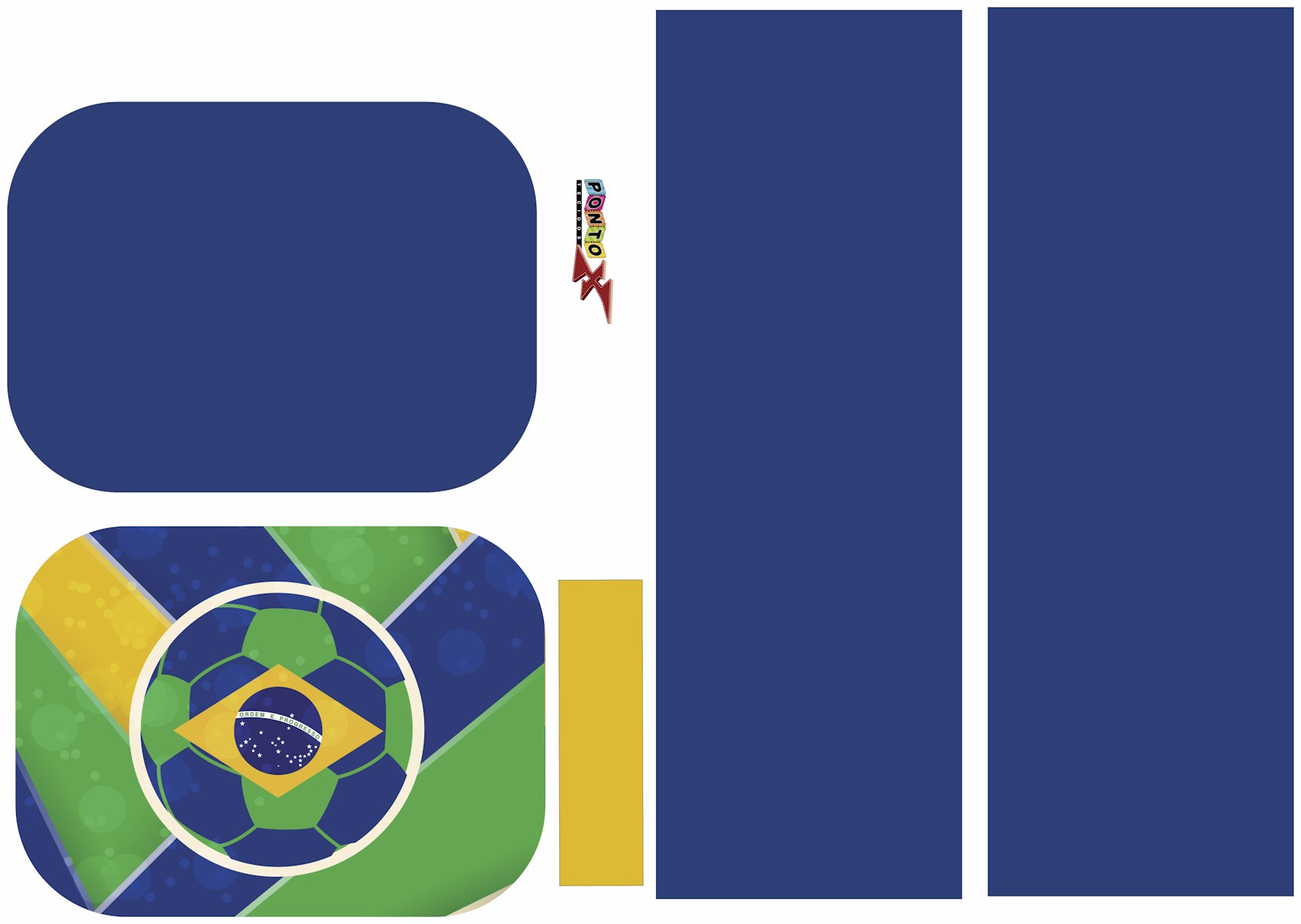Painel Estojo com Alça Brasil - Sintético Doll