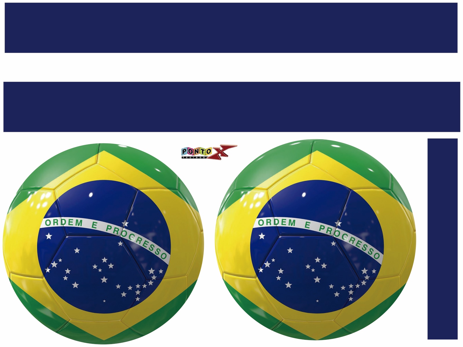 Painel Necessarie Brasil 6 Bola - Sintético Doll