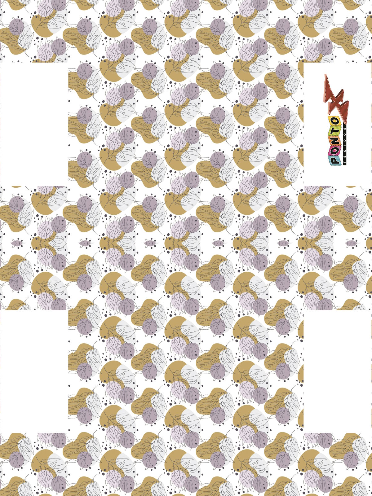 Painel Necessarie Floral Parede - Sintético Doll
