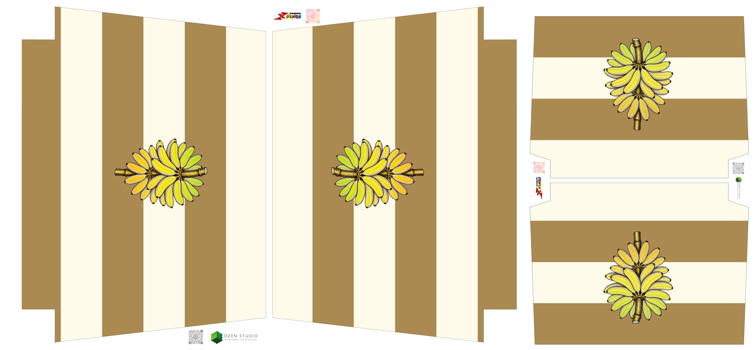 Painel Sintético Doll Kit Praia Bege Banana