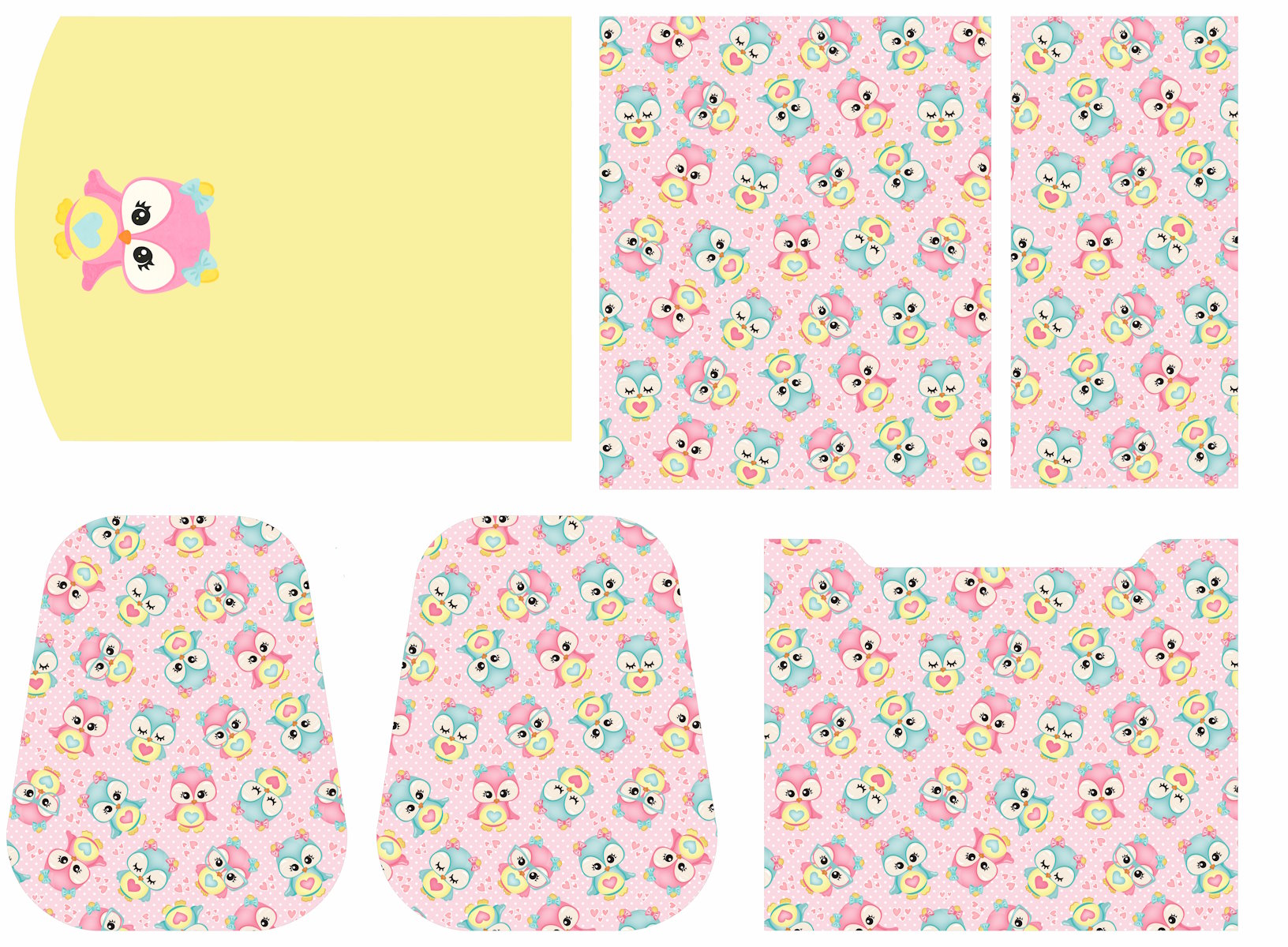 Painel Sintético Doll Lancheira Borboleta Rosa