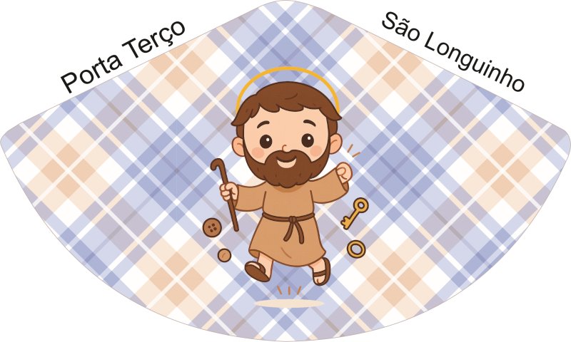 Porta Terço São Longuinho - Sintético Doll