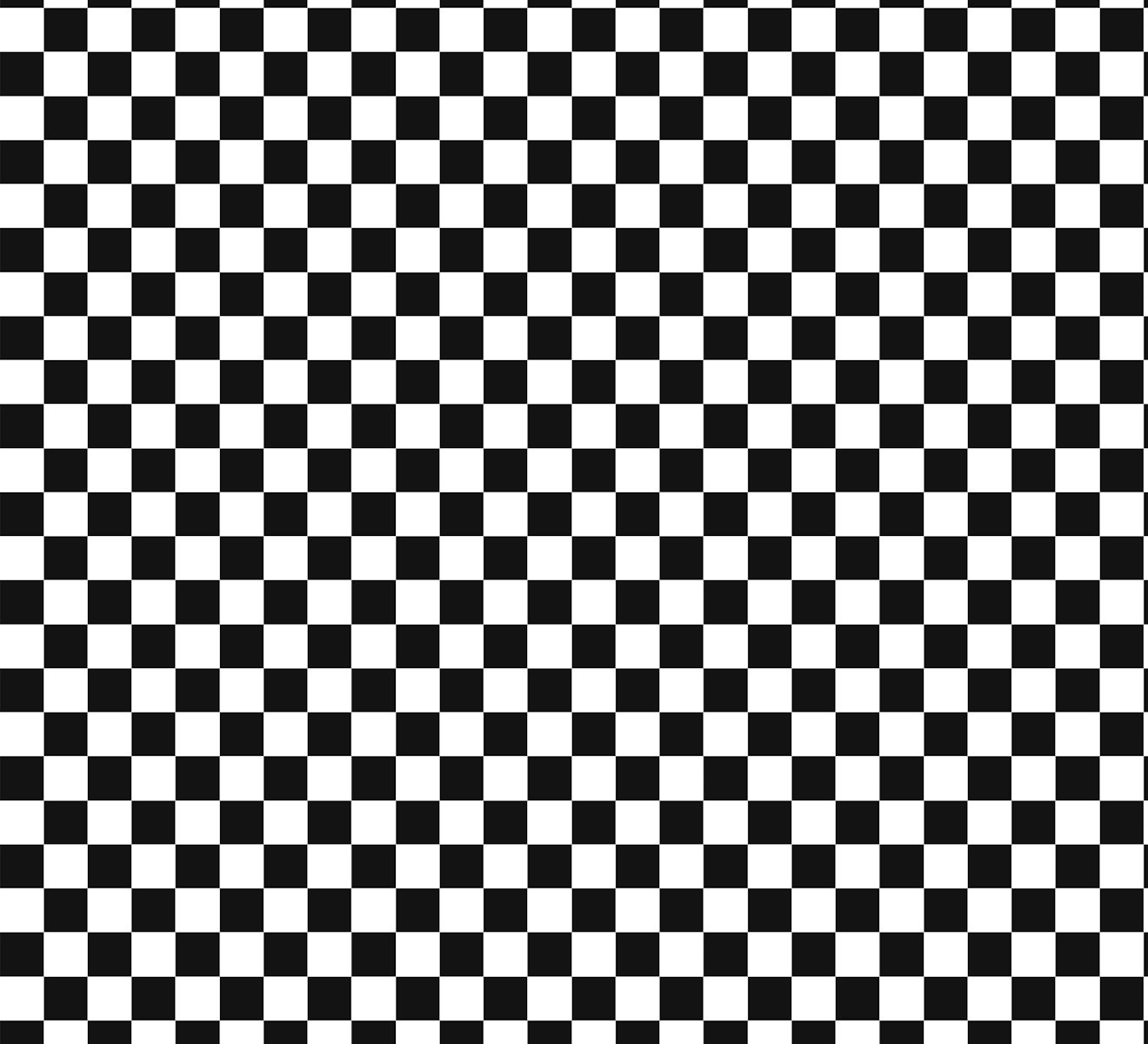 Quadrados Pequenos Preto e Branco - Sintético Doll