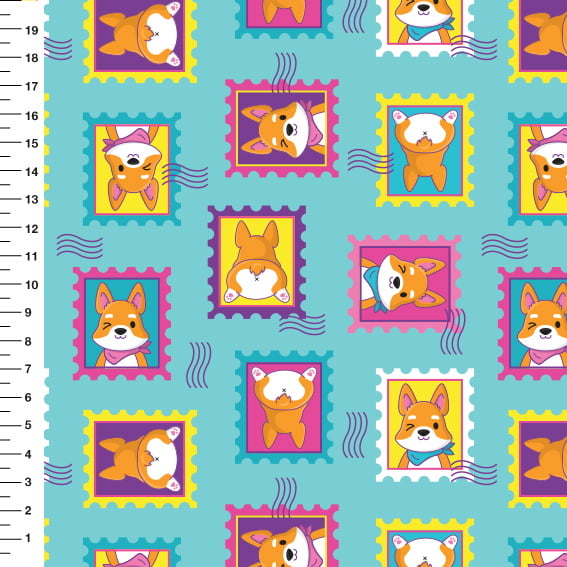 Sintético Doll Dogs Selos 9100e5011 Tiffany Meia Tigela 50cm x 1,36mt