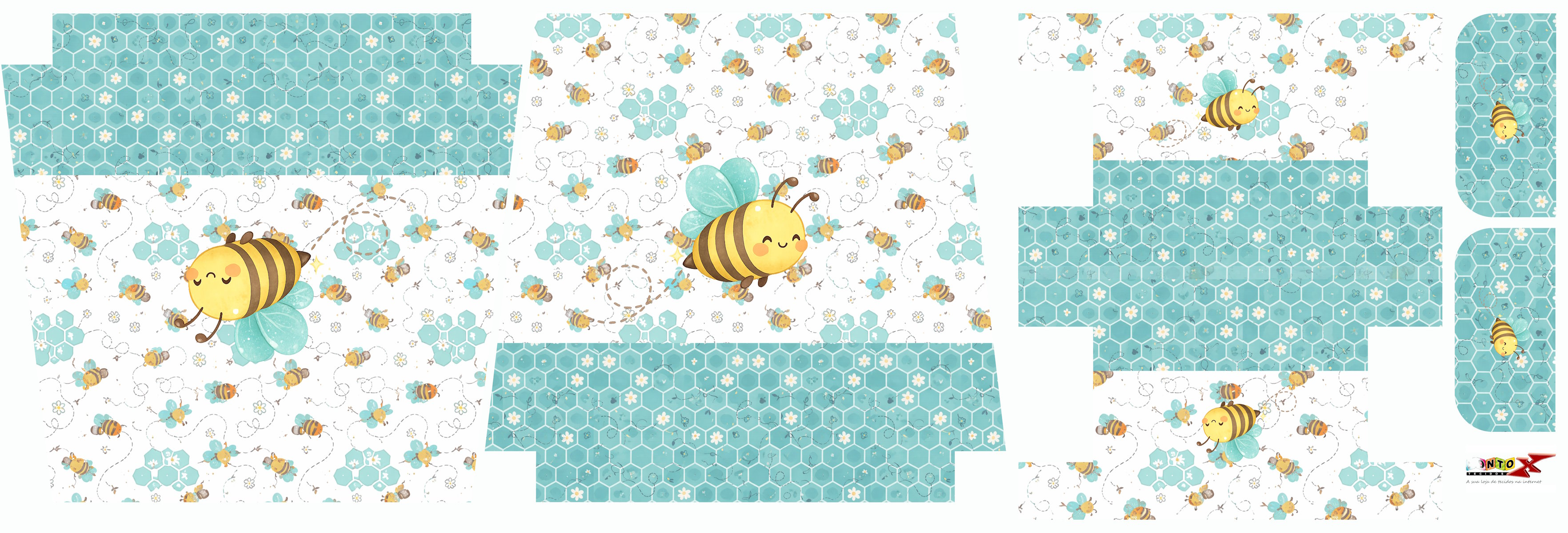 Sintético Doll - Ecobag e Necesaries Abelha