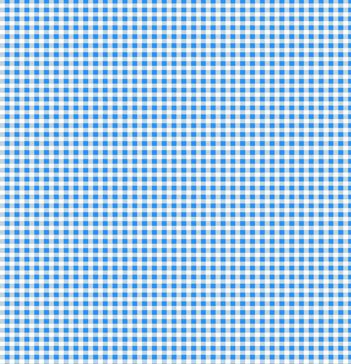 Sintético Doll Estampado - Xadrez Azul BB 50 cm x 1,36mt