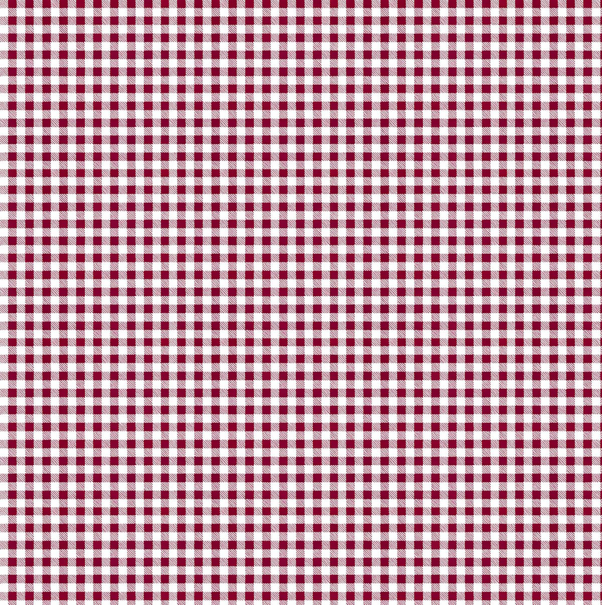 Sintético Doll Estampado - Xadrez Vinho 50 cm x 1,36mt