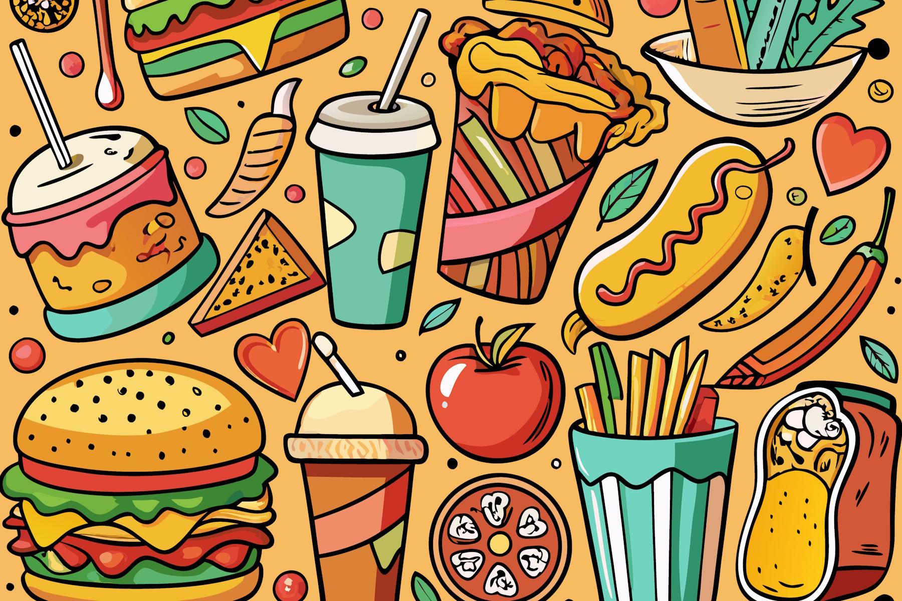 Sintético Doll Jogo Americano Lanches  - Vendido Por Unidade