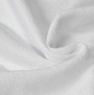 Tecido Felpudo Atoalhado Branco Sisa