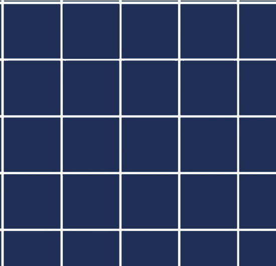Tricoline Estampada Grid cor 09 (Azul marinho c/ Branco) - Tecidos Caldeira
