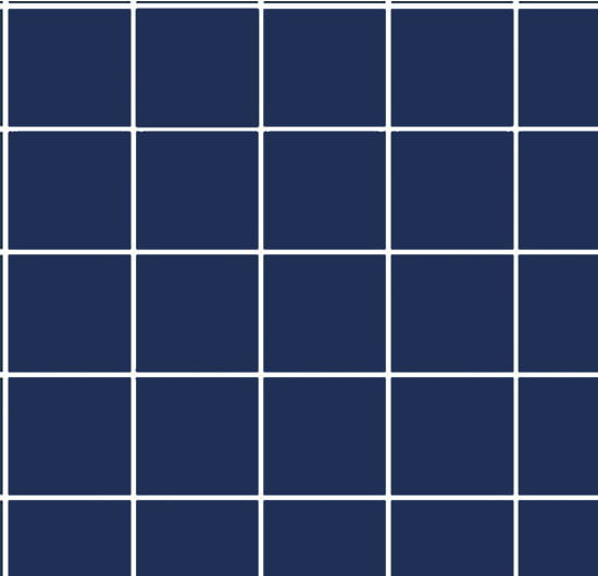 Tricoline Estampada Grid cor 09 (Azul marinho c/ Branco) - Tecidos Caldeira