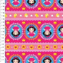 Tecido Tricoline Branca de Neve Barrado Pink Des 36223 var01 - Meia Tigela