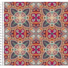 Mandalas Fundo Laranja Des 45180 var01