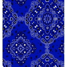 Lenço Bandana Desenho d2272 var09 - Royal