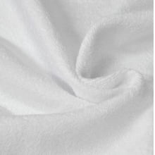 Tecido Felpudo Dohler atoalhado  - Branco