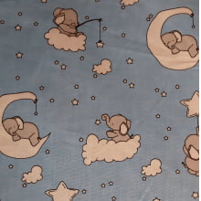 Elefante 30255-02 lua nuvem fundo azul primor 