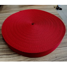 Alça Chic para Bolsa de Poliéster Vermelho - 3,0 CM