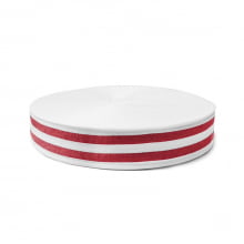 alça Fita Listrada 2x3 -. 35mm Vermelho/branco 230 Vermelho/branco 230 