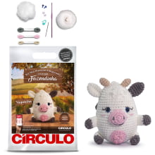 Kit Amigurumi - Coleção Fazendinha - Vaquinha - Círculo - 430226.05 Kit Amigurumi - Coleção Fazendinha - Vaquinha - Círculo - 430226.05