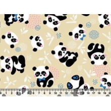 Panda corpinho Meia Tigela fundo Bege 2784-02