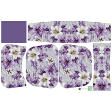 Painel Bolsa Marilene Floral Lilás
