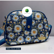 Painel Bolsa Marilene Margarida Fundo Jeans