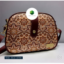 Painel Bolsa Marilene Mandalas Bege