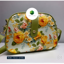 Painel Bolsa Marilene Rosas Amarelas