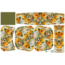 Painel Bolsa Marilene Rosas Amarelas