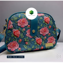 Painel Bolsa Marilene Rosas Fundos Jeans