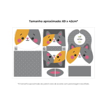 Painel Misturadinho Gato - Meia Tigela